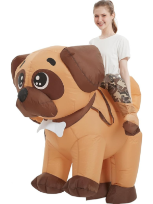 Inflatable dog costume