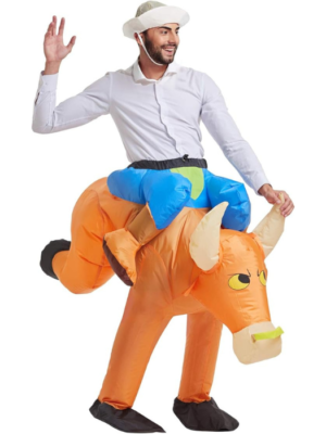 Inflatable  bull costume