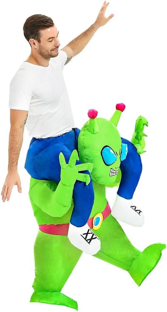 Inflatable alien costume