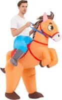 Inflatable horse costume