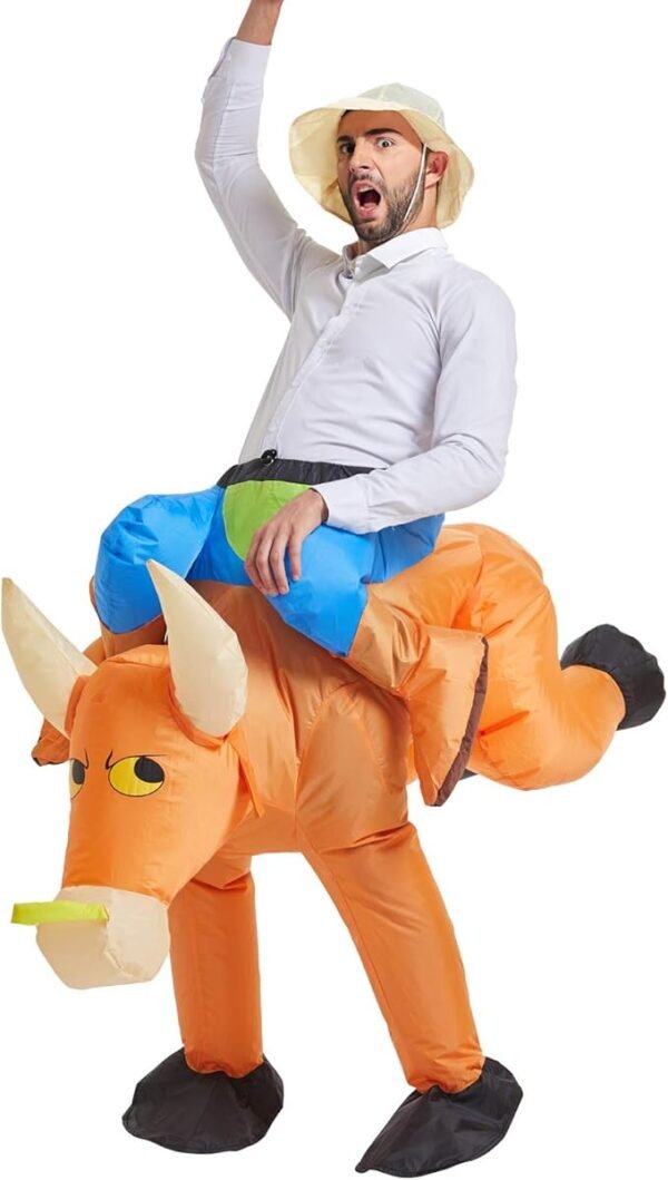 Inflatable  bull costume