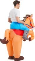 Inflatable horse costume